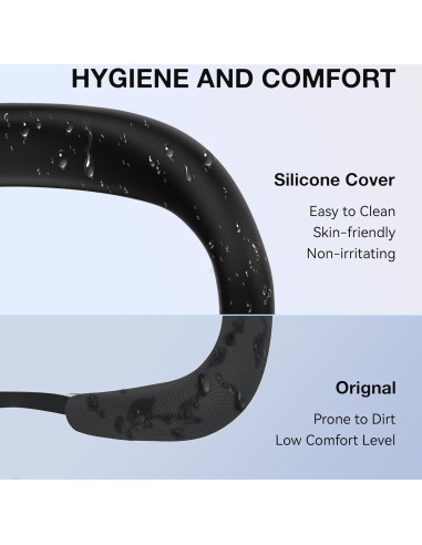 Cubierta Facial de Silicona APEXINNO para Meta Quest 3 - Comodidad y Resistencia al Sudor