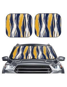 Sombrilla de Parabrisas Grande SENHORAS 2 Piezas Azul Amarillo