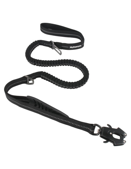 Correa Táctica para Perros MYDEERYOO 4-6 Pies Bungee Reflectante