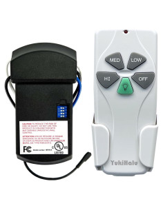 Control Remoto Universal YukiHalu para Ventilador de Techo 3 Velocidades