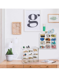 Organizador de Escritorio YOUEON 2 Paquete con 12 Cajones 2