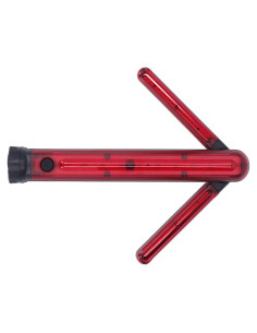 Baton de Seguridad Vial LED Focket con Luz Roja y Base Magnética