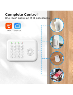 Sistema de Alarma Inalámbrico PGST con Control Remoto y App 2