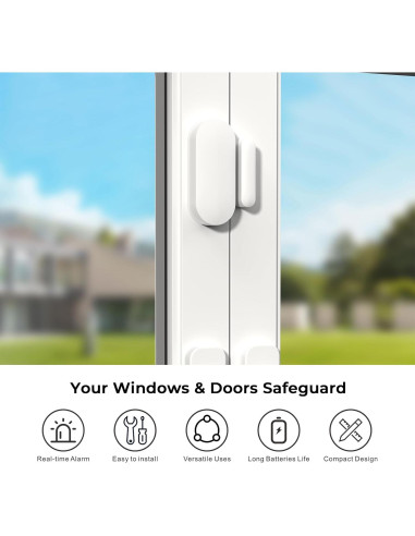 Sistema de Alarma Inalámbrico PGST con Control Remoto y App