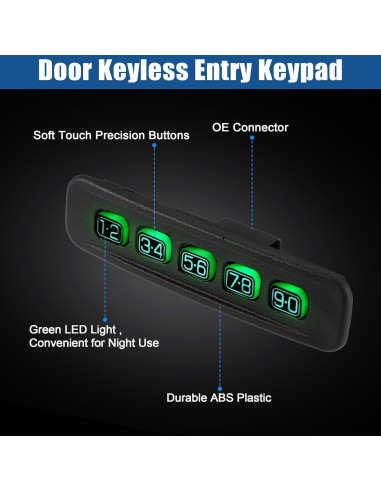 Teclado de Entrada Sin Llave X AUTOHAUX para Ford 2005-2010