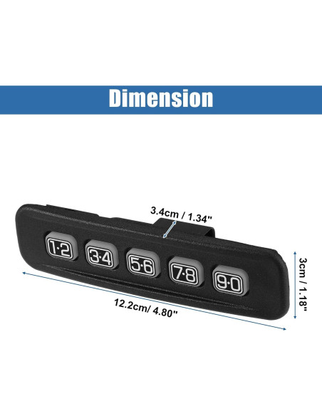 Teclado de Entrada Sin Llave X AUTOHAUX para Ford 2005-2010