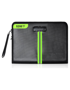 Bolsa a Prueba de Fuego OOTDAY con Cerradura 34.3x24.4cm