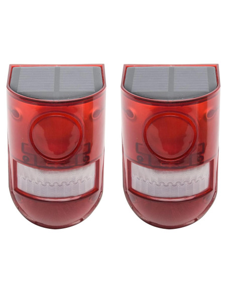Alarma Solar de Movimiento TLPCRKI IP65 110dB 2Pack LED