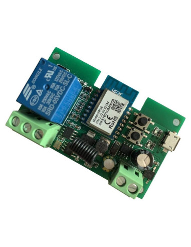Módulo Relé Inteligente WiFi 12V Tuya para Hogar - Control Remoto