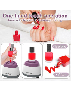 Mini Mezclador Vortex SWDTLAB 3500RPM Táctil LED 0.46kg 2