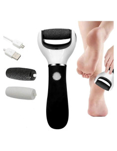 Lima Eléctrica para Pies BOMPOW Removedor de Piel Dura Negro