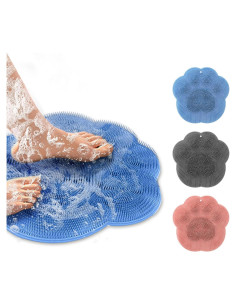 Alfombrilla Exfoliante para Pies GoetGeas Antideslizante Azul