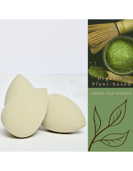 Esponja de Belleza Ecológica Bumfuzzle - 3 Unidades Beige