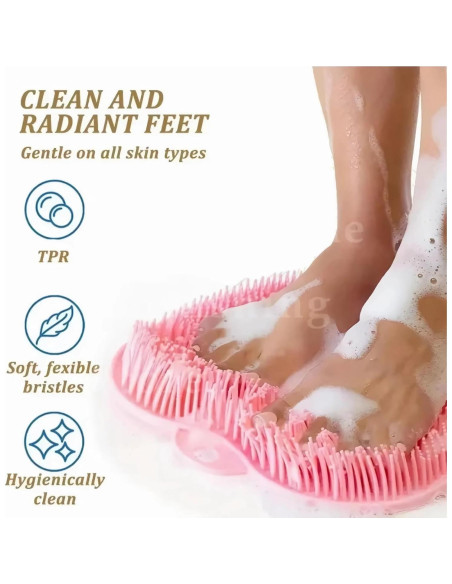 Alfombrilla Exfoliante de Silicona para Pies y Espalda - Genérico