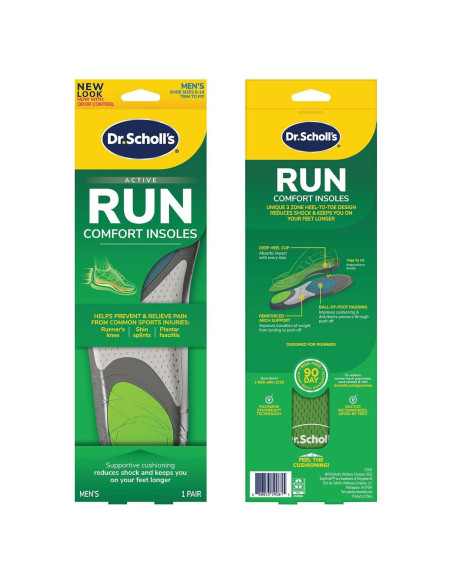 Plantillas Dr. Scholl's Run Active Comfort para Correr Hombre