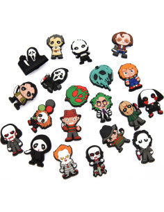 Encantos de Zapatos Halloween 20 Piezas PVC Decorativos 2