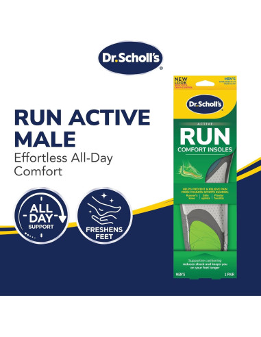 Plantillas Dr. Scholl's Run Active Comfort para Correr Hombre