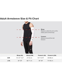 Mangas de Compresión New Balance - Unisex - Talla Grande/Extra Grande - Blanco 2