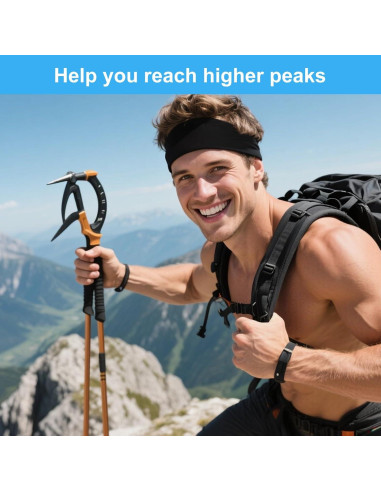 8 Cintas Deportivas Bneykrir para Hombres - Absorbentes y Cómodas