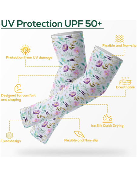 Mangas de Jardinería YUNVI Protección Solar 45-61 cm Unisex