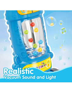 Aspiradora de Juguete Azul Five Star Toys con Luz y Sonido 2