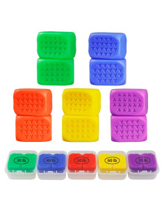 Ejercitador de Mandíbula Dongguan 5 Niveles Resistencia 10 Piezas