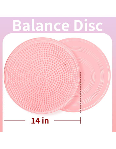 Disco de Equilibrio Yoblink 34 cm con Bomba Infladora
