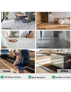 Rueda Abdominal Boinesnaw con Almohadilla y Mangos Antideslizantes 2