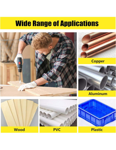 Juego de Brocas y Machos de Rosca 13 PCS HUAZHICHUN