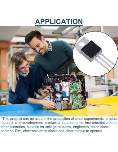 20 Transistores MOSFET IRFZ44N N-Canal 55V 49A TO-220