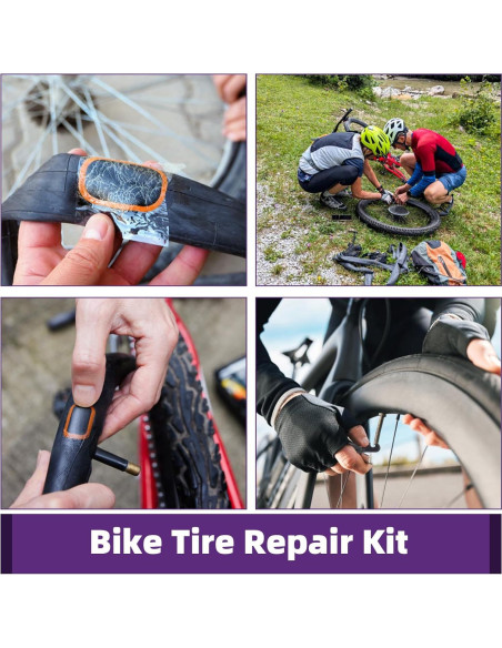 Kit de Reparación de Neumáticos de Bicicleta Genérico 27 Pcs