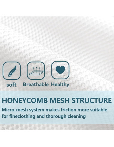 Bolsa de Lavandería de Malla Rotema 39.1x27.9cm - 2 Unidades