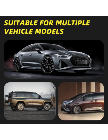 Protector de Asiento Trasero Tioollev 2PCS Impermeable Negro