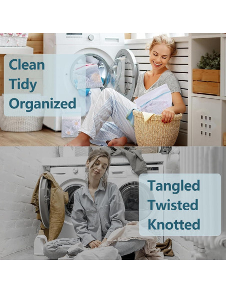 Bolsa de Lavandería de Malla Rotema 39.1x27.9cm - 2 Unidades