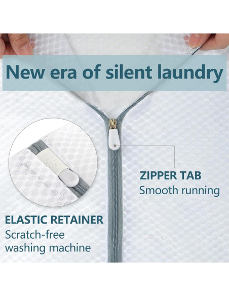 Bolsa de Lavandería de Malla Rotema 39.1x27.9cm - 2 Unidades