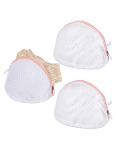Juego de 3 Bolsas para Lavar Sujetadores LIQWEI Rosa