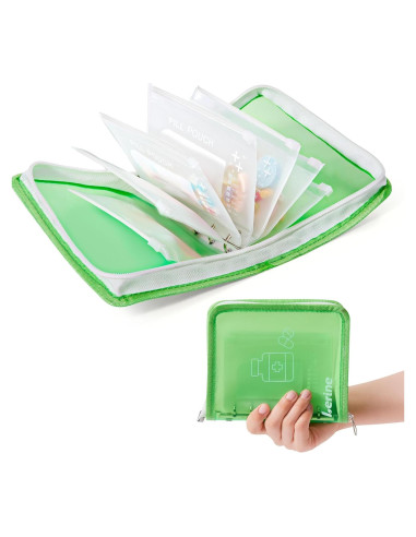 Bolsas Reutilizables para Pastillas Lerine - 7 Unidades Verde