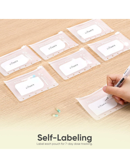 Bolsas Reutilizables para Pastillas Lerine - 7 Unidades Verde