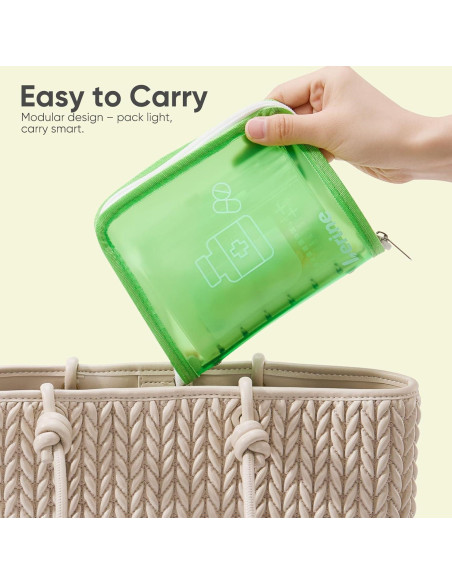 Bolsas Reutilizables para Pastillas Lerine - 7 Unidades Verde