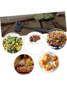 Martillo Aplanador de Carne Acero Inoxidable 27x5.5cm 2