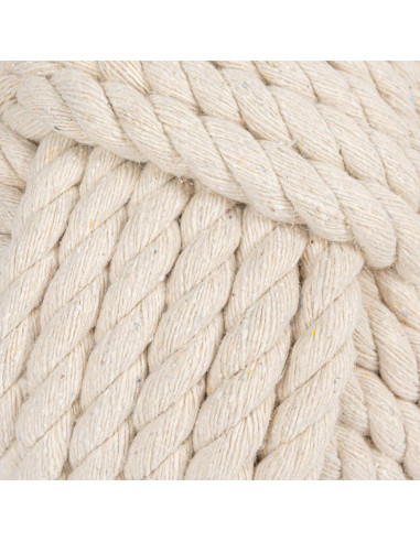 Freno de puerta de cuerda Creative Co-Op 15.88 cm Marfil