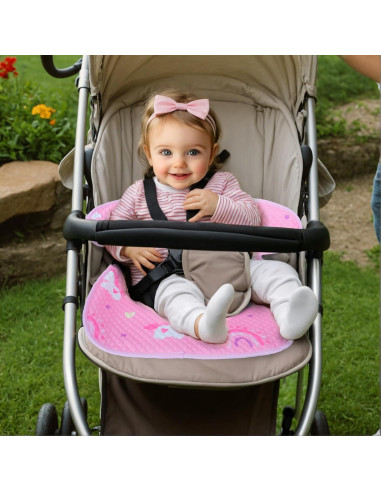 Protector de Asiento de Coche Impermeable INFANZIA Rosa