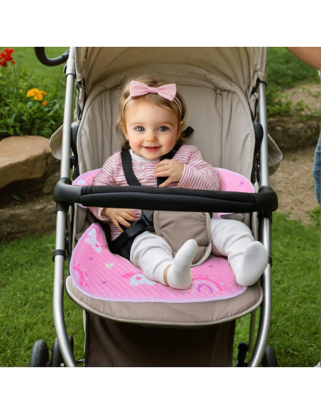 Protector de Asiento de Coche Impermeable INFANZIA Rosa