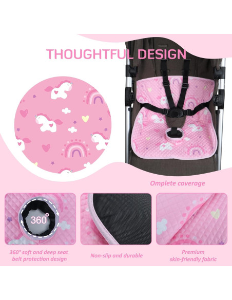 Protector de Asiento de Coche Impermeable INFANZIA Rosa