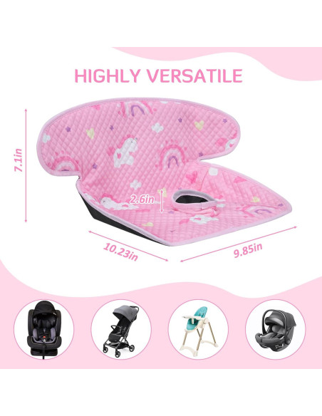 Protector de Asiento de Coche Impermeable INFANZIA Rosa