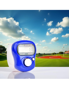 Contador Digital de Mano Zhuluck LED Azul para Golf y Deportes 2