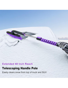 Cepillo de Nieve HEEYA 121.92 cm con Raspador de Hielo 2