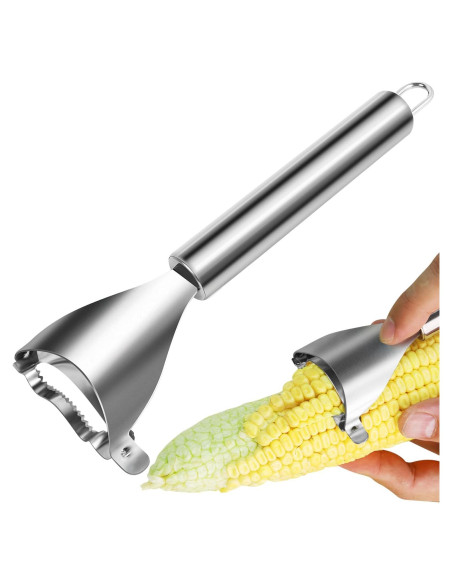 Pelador de Maíz Wahijihe de Acero Inoxidable Ergonómico