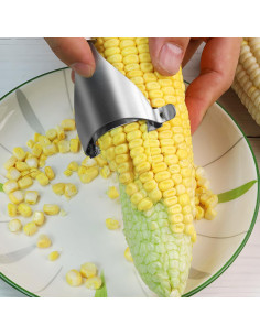 Pelador de Maíz Wahijihe de Acero Inoxidable Ergonómico 2
