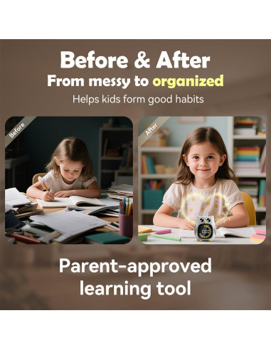 Temporizador Visual MayRoxe para Niños 99 Minutos Gris